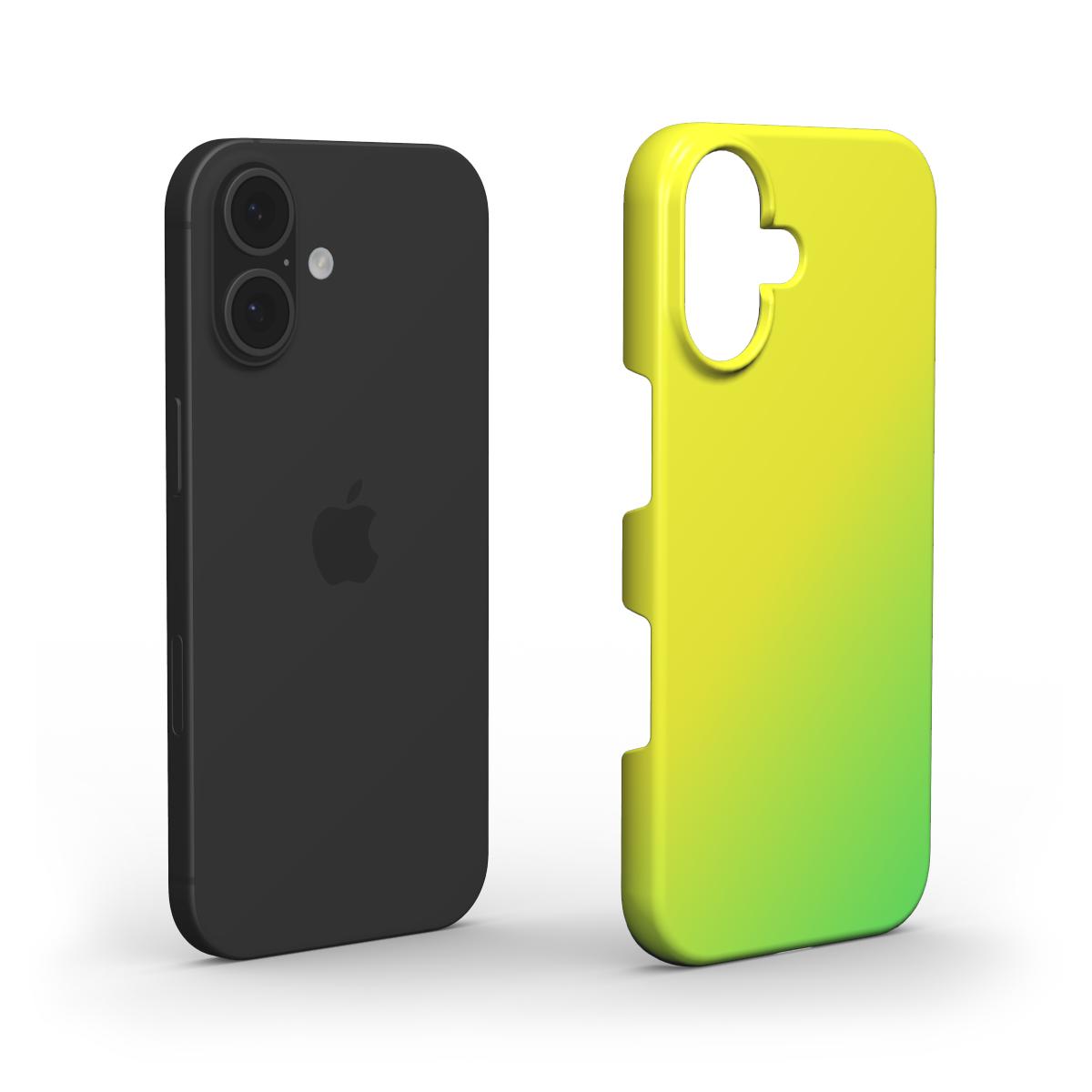 Electric Yellow Slim Phone Case