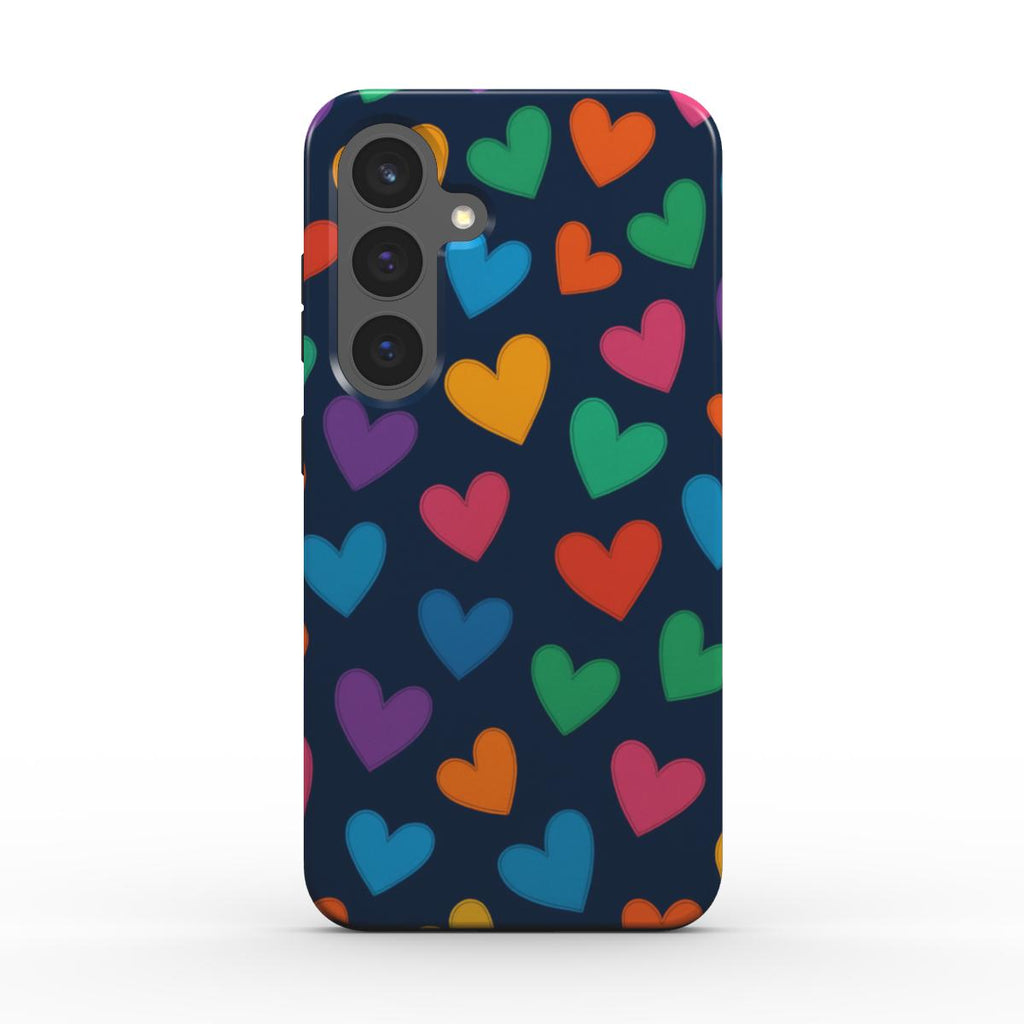 Colorful Hearts Tough Case