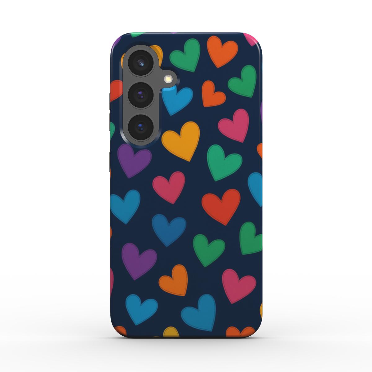 Colorful Hearts Tough Case