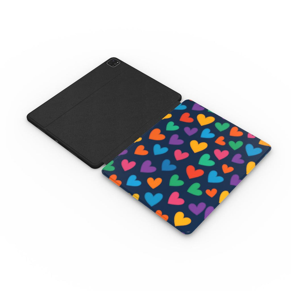 Colorful Hearts iPad Case
